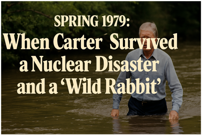 Spring 1979... When Carter Survived a Nuclear Disaster and a 'Wild Rabbit'